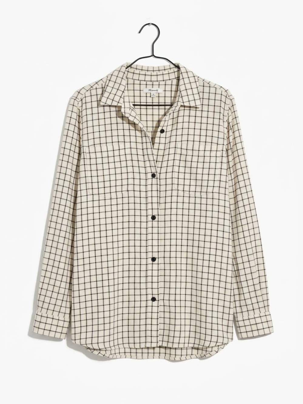 Madewell Windowpane Plaid Button Down Shirt